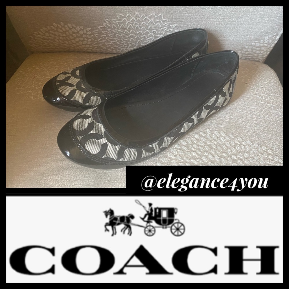 ✨COACH✨Authentic Signature Flats - Picture 1 of 8